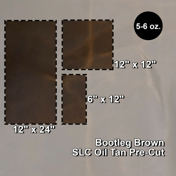 Bootleg Brown Oil Tan Pre-Cuts 1 Bootleg Brown Oil Tan Pre-Cuts
