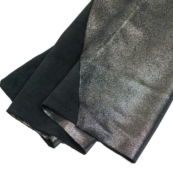 Starry Night Suede - Black & Silver Pre-Cuts 4 Starry Night Suede - Black & Silver Pre-Cuts - Image 4