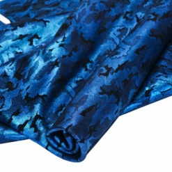 Camo Shimmer Suede -Leather Goods Sales Shop PTSH.Blue .02