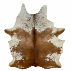 Red & White Speckled Cowhide Rugs