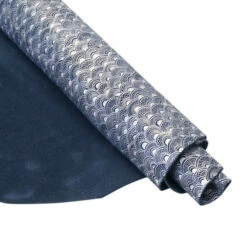 Mythical Koi Suede -Leather Goods Sales Shop SESC.Navy20Blue.02