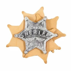 Camp & Craft Shape - Sheriff Star -Leather Goods Sales Shop SHP006.SLC .3
