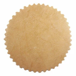 Leather Shape - Crinkle Rounder