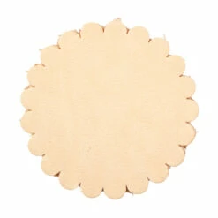 Leather Shape - Scallop Concho 6pk