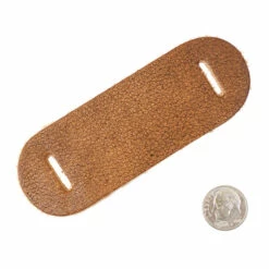 Leather Shape - Oil Tan Slingshot Pad -Leather Goods Sales Shop SHP098.SLC .3