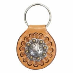 Shape, Double Over Key Fob Mini 10 Shape, Double Over Key Fob Mini -Leather Goods Sales Shop SHP111.SLC .05