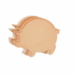 Shape Of A Pig Coaster -Leather Goods Sales Shop SHPPC.SLC .2