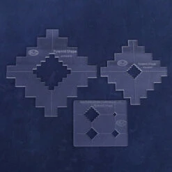 Southwestern Acrylic Template Sets -Leather Goods Sales Shop SWAT.Pyramid20Set.01