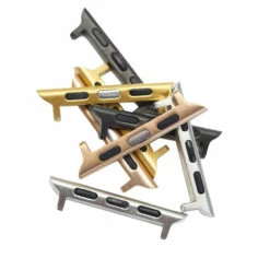 Smart Watch Strap Connector - Silver -Leather Goods Sales Shop SWSCS.SLC .03